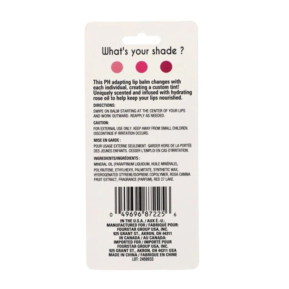 Lot of 3 B Pure Tinted Rose Oil Lip Balm Clear to Color NEW PH Adapting Color - Picture 5 of 9